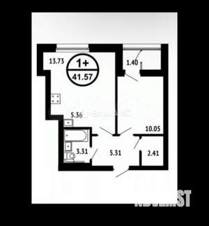 2-к квартира, вторичка, 42м2, 17/25 этаж