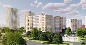 2-к квартира, строящийся дом, 63м2, 19/25 этаж