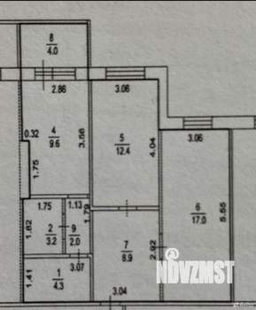 2-к квартира, вторичка, 60м2, 2/10 этаж