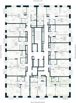 2-к квартира, вторичка, 56м2, 9/30 этаж