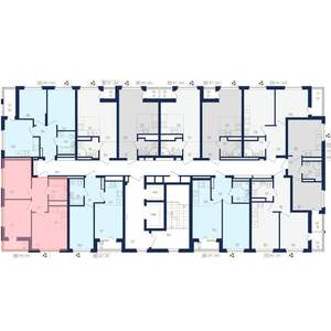 3-к квартира, вторичка, 45м2, 12/22 этаж