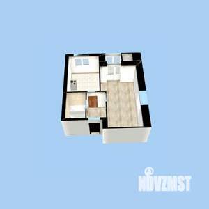 1-к квартира, вторичка, 36м2, 3/6 этаж