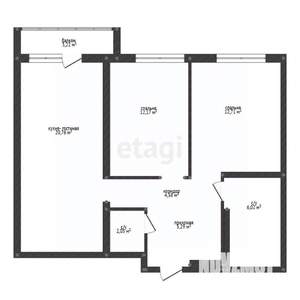 2-к квартира, вторичка, 65м2, 20/26 этаж