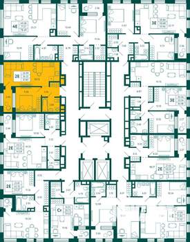 1-к квартира, вторичка, 38м2, 3/29 этаж