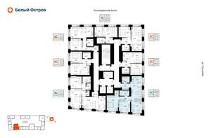 4-к квартира, вторичка, 72м2, 22/23 этаж