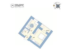1-к квартира, вторичка, 33м2, 14/20 этаж