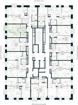 Студия квартира, строящийся дом, 32м2, 4/30 этаж