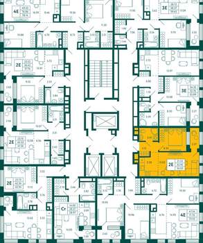 1-к квартира, вторичка, 34м2, 27/27 этаж