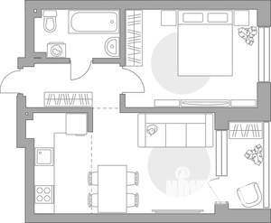 2-к квартира, вторичка, 48м2, 2/23 этаж