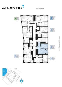 2-к квартира, вторичка, 44м2, 15/32 этаж
