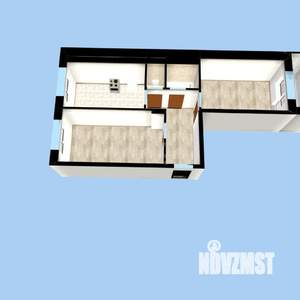 2-к квартира, вторичка, 57м2, 2/14 этаж