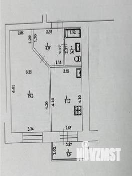 1-к квартира, вторичка, 40м2, 6/13 этаж