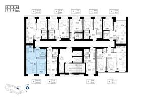 2-к квартира, вторичка, 47м2, 2/25 этаж