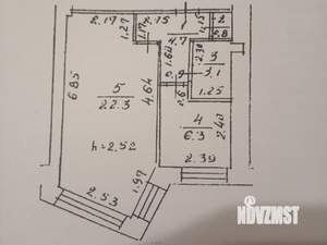 1-к квартира, вторичка, 37м2, 4/9 этаж