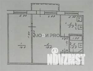 2-к квартира, вторичка, 45м2, 2/5 этаж