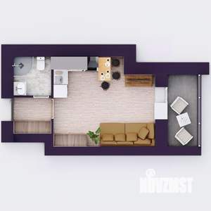 Студия квартира, вторичка, 24м2, 13/20 этаж